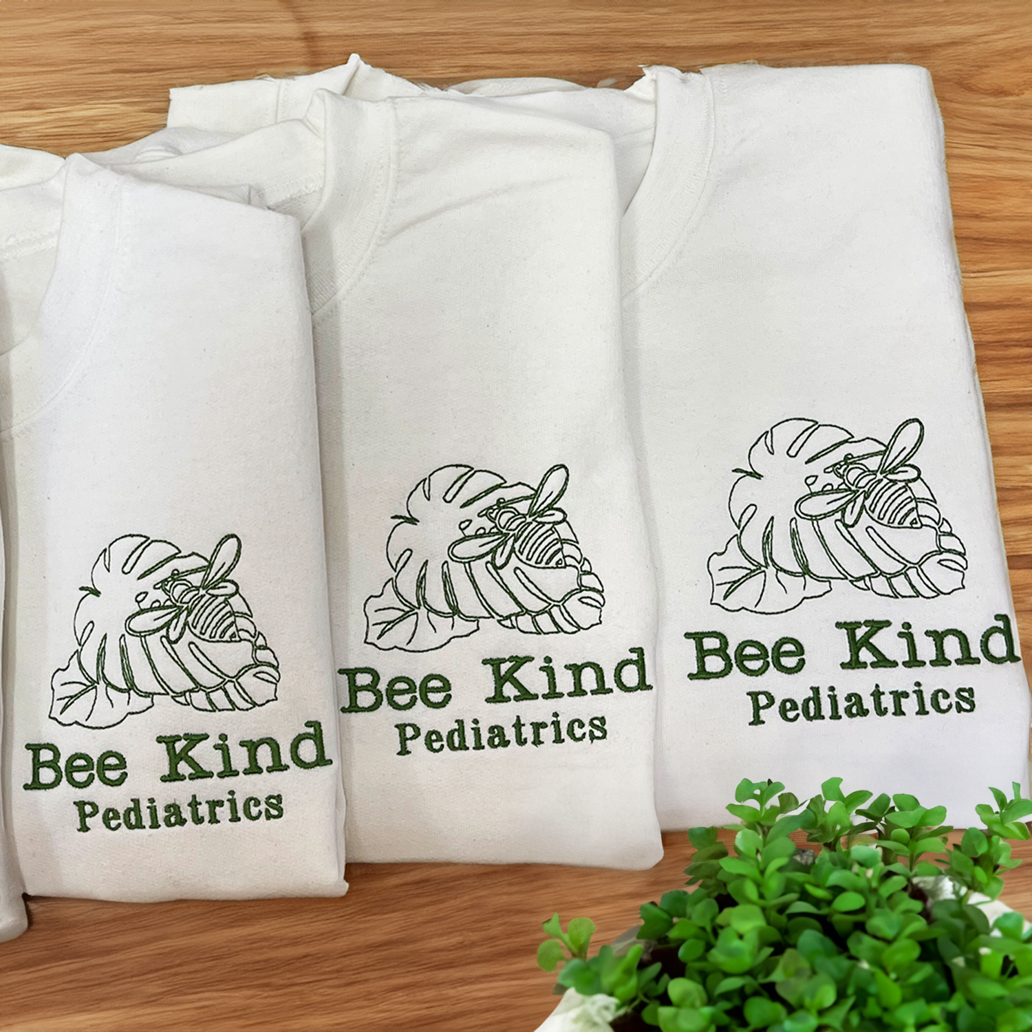 Custom Embroidered Logo Company Sweatshirt - Image 2