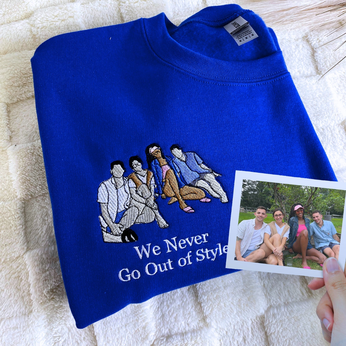 Custom Embroidered T-Shirt with Your Photo, Logo or Any Text - Image 6