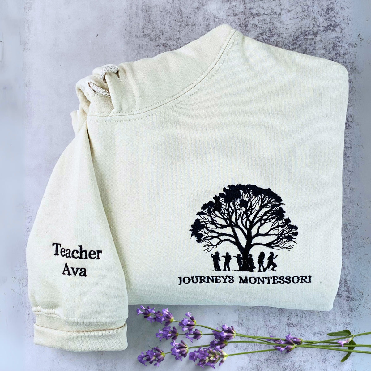 Custom Embroidered Logo Hoodie - Image 8