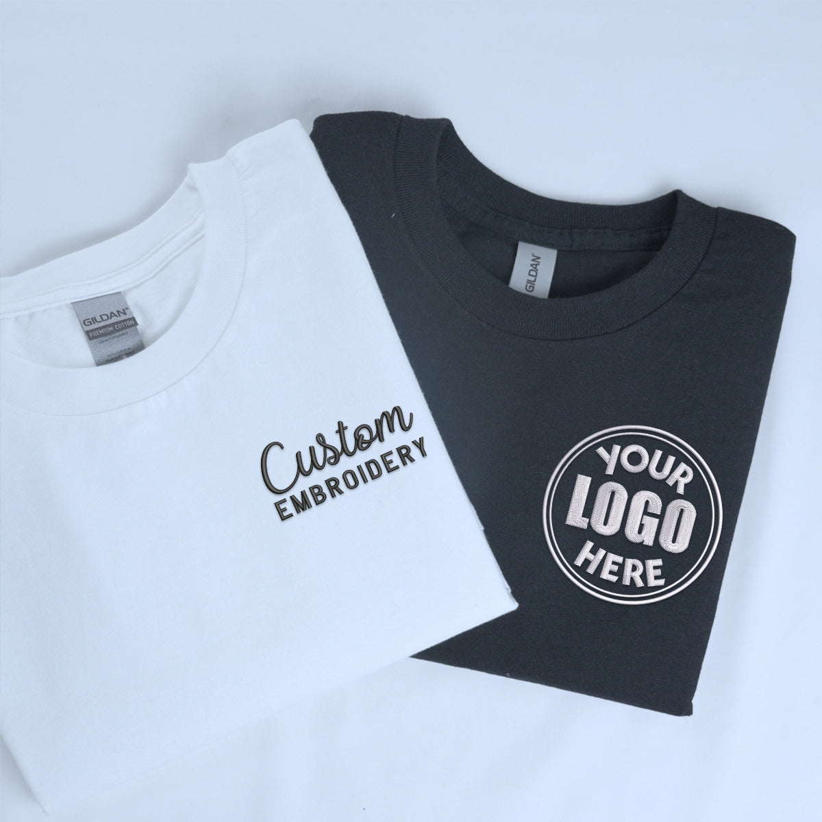 Custom Embroidered T-Shirt with Your Photo, Logo or Any Text - Image 9