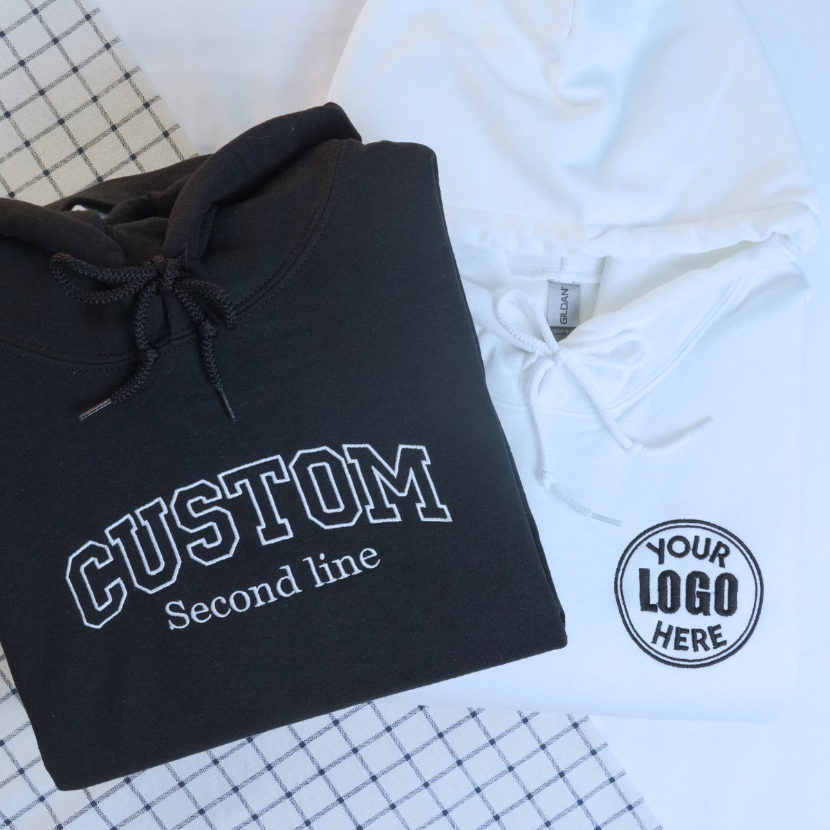 Custom Embroidered Logo Hoodie - Image 10